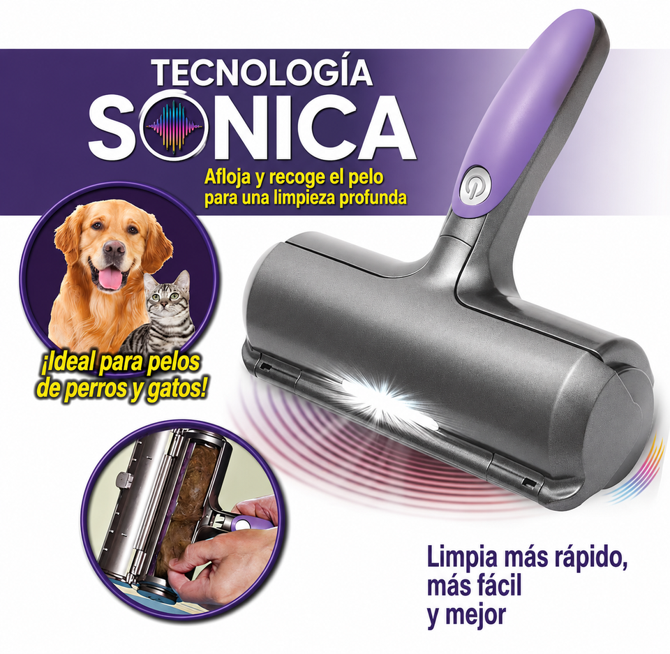 El Rodillo Quitapelos Reutilizable para Perros y Gatos